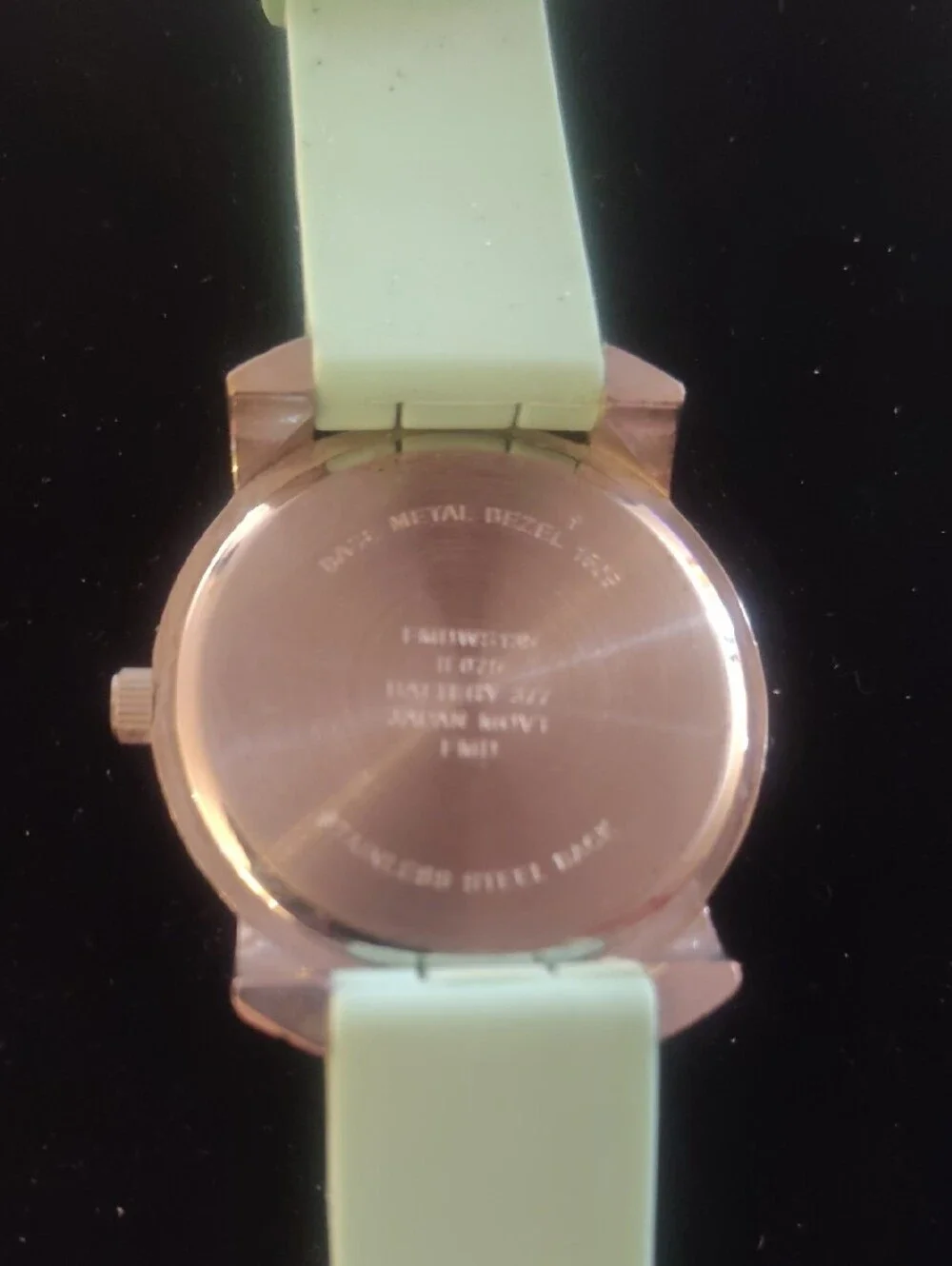Women's Mint Green Silicone Strap Fashion Watch